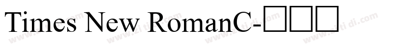 Times New RomanC字体转换